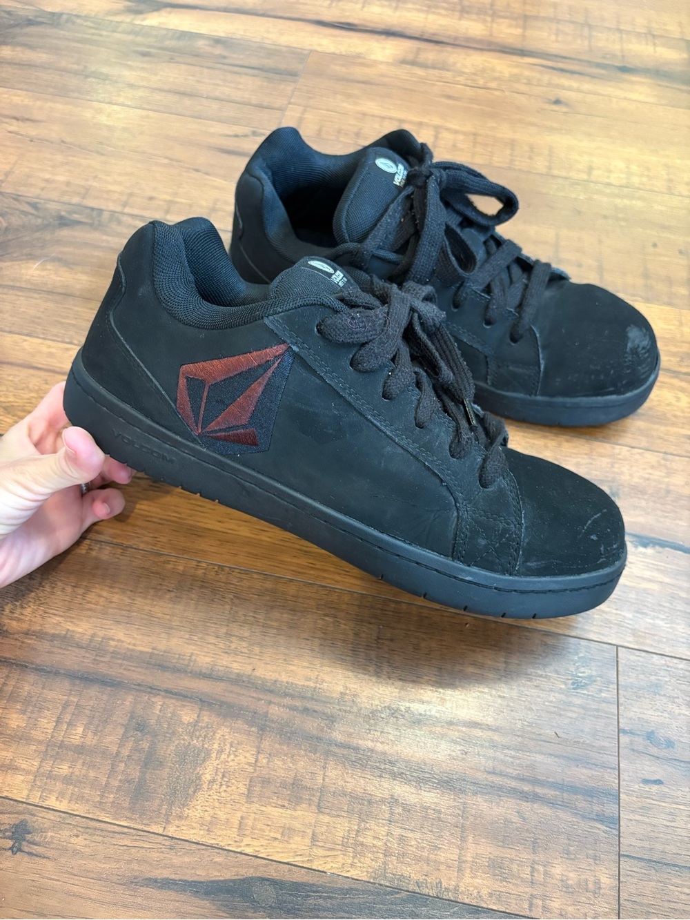 Volcom Mens Composite Toe Skate Work Shoes US 10 ASTM F2413-18 Black